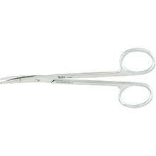 MILTEX RAGNELL Dissecting Scissors, 4-7/8" (124mm), Curved, Flat Tips. MFID: 5-290