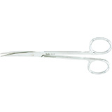 MILTEX BROPHY Scissors 5-3/4" (145mm), Curved, Sharp. MFID: 5-318