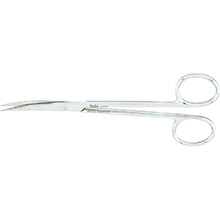 MILTEX BROPHY Scissors 5-3/4" (145mm), Curved, Sharp. MFID: 5-318