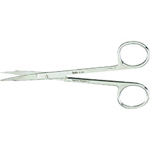 MILTEX GOLDMAN-FOX Scissors Wound Debridement Scissors 5-1/8" (130mm), Curved, One Serrated Blade. MFID: 5-320