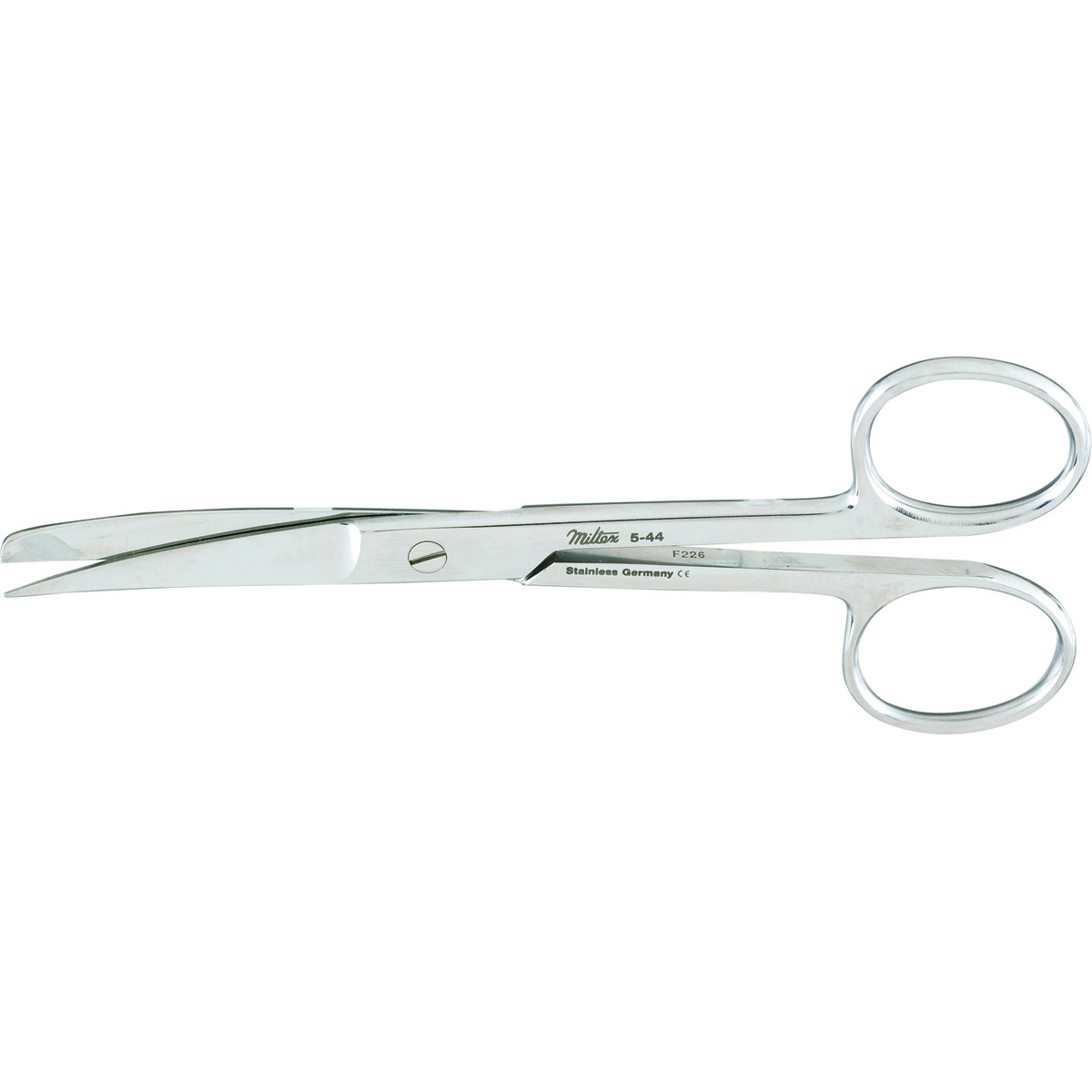 Curved scissors / sharp-blunt / 145 mm