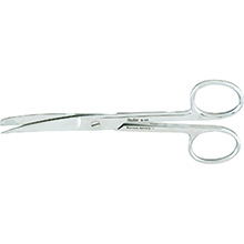 MILTEX Standard Pattern Operating Scissors, curved, sharp-blunt points. MFID: 5-44