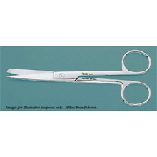 MILTEX Standard Pattern Operating Scissors, curved, 6-1/2" (16.5cm), sharp-blunt points. MFID: 5-48