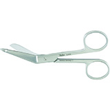 MILTEX LISTER Bandage Scissors, 4-3/4" (120mm), Extra Fine. MFID: 5-512