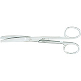 MILTEX Standard Pattern Operating Scissors, curved, 5-1/2" (14cm), blunt-blunt points. MFID: 5-56