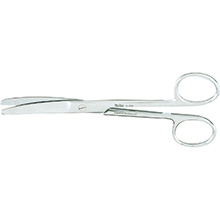 MILTEX Standard Pattern Operating Scissors, curved, 5-1/2" (14cm), blunt-blunt points. MFID: 5-56