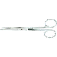 MILTEX Lightweight Operating Scissors, 5-1/8" (130mm), Straight, Sharp-Sharp Points. MFID: 5-60