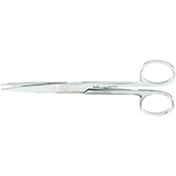 MILTEX Standard Pattern Serratex Operating Scissors, straight, 5-1/2", one serrated edge, sharp-sharp points. MFID: 5-70