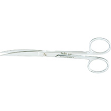 MILTEX Delicate Pattern Lightweight Operating Scissors, curved, 5-1/2", sharp-sharp points. MFID: 5-86