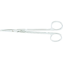 MILTEX KELLY Scissors, 6-1/4" (160mm), Straight, Sharp, With One Serrated Blade. MFID: 5D-251