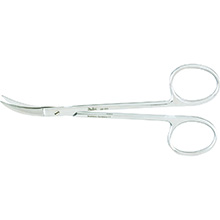 MILTEX Iris Operating Scissors, 4-1/2" (114mm), curved sideways. MFID: 5D-303