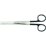MILTEX MAYO Scissors, 6-3/4" (172mm), SuperCut, straight, one serrated blade. MFID: 5-SC-124