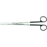 MILTEX MAYO Scissors, 9-1/4" (232mm), SuperCut, curved, one serrated blade. MFID: 5-SC-130