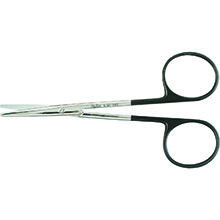 MILTEX METZENBAUM Scissors, 4-1/2" (115mm), SuperCut, straight, delicate, one serrated blade. MFID: 5-SC-283