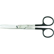 MILTEX Operating Scissors, 5-3/4" (145mm), SuperCut, curved, sharp-blunt points, one serrated blade. MFID: 5-SC-46