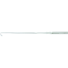 MILTEX COVAULT Ovariohysterectomy Hook with probe tip, 8-1/4" (21 cm). MFID: 6006