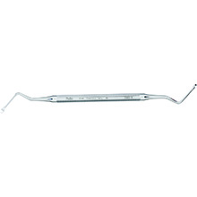 MILTEX LUCAS Curette 7" (178mm), No. 86, double-ended, angled, Medium. MFID: 61-6