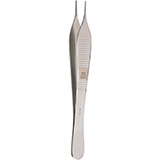 MILTEX ADSON Dressing Forceps, 4-3/4" (120mm), delicate, serrated. MFID: 6-118