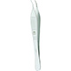 MILTEX ADSON Dressing Forceps, 4-3/4" (120mm), delicate, angled, serrated. MFID: 6-118A