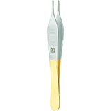 MILTEX ADSON Dressing Forceps, 4-7/8" (123mm), Tungsten Carbide, Cross Serrated Tips. MFID: 6-118TC