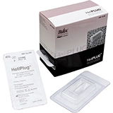 INTEGRA HeliPLUG Absorbable Collagen Wound Dressing for Dental Surgery, 3/8" x 3/4" (1 cm x 2 cm). MFID: 62-202