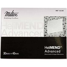 INTEGRA HeliMend Advanced Collagen Membrane for Dental Surgery, 30mm x 40mm. MFID: 62-208