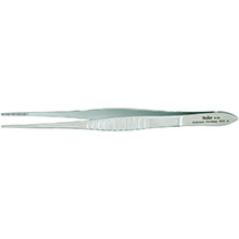 MILTEX Dressing Forceps, delicate pattern fluted handles, 5-1/2" (140mm), serrated tips. MFID: 6-28