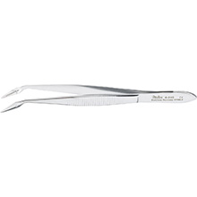 MILTEX CARMALT Splinter Forceps, 4-1/4" (10.8 cm), curved. MFID: 6-310