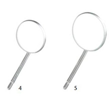 MILTEX Magnifying (Concave) Mirror, Size 5, Simple Stem, 1 dozen. MFID: 67-676/5