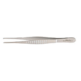 MILTEX Tissue Forceps 1 X 2 teeth, delicate pattern fluted handles, 4-1/2" (11.4 cm). MFID: 6-90