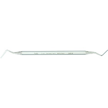 MILTEX Dental Retraction Cord Packing Instrument, Serrated Ends, Octagonal, Double End. MFID: 71-40