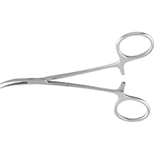 MILTEX HALSTED Mosquito Forceps, curved, 4-3/4" (121mm) extra delicate. MFID: 7-10