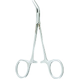 MILTEX HALSTED Mosquito Forceps, jaws angled 45 deg on flat, extra delicate. MFID: 7-20