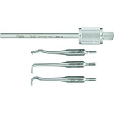MILTEX MORREL Dental Crown Remover, With 3 Interchangeable Points (A, B, and C). MFID: 72-2