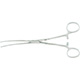 MILTEX BAINBRIDGE Forceps, 7-1/4" ( 18.4 cm), curved, longitudinal serrations, cross tip serrations. MFID: 7-236