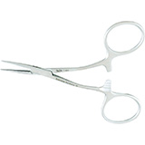 MILTEX HARTMAN LEE Mosquito Forceps, 3-3/4" (95mm), Straight Jaws, Shanks Angled On Flat. MFID: 7-24A