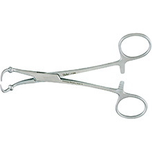 MILTEX ROEDER Towel Clamp, 5-1/4" (13.3 cm), with Ball Stops. MFID: 7-510