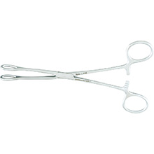 MILTEX FOERSTER Sponge Forceps, 7" (17.8 cm), straight, smooth jaws. MFID: 7-606