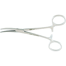 MILTEX LAHEY Forceps, 5-1/2", curved. MFID: 7-62