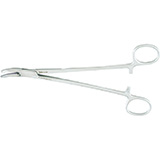 MILTEX HEANEY Needle Holder, 8" (205mm), Curved, Serrated Jaws. MFID: 8-100