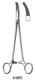 MILTEX HEANEY Needle Holder, 8" (202mm), curved, serrated jaws, 2600 teeth PSI, Tungsten Carbide. MFID: 8-100TC