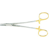 MILTEX RYDER Needle Holder, 5-7/8" (149mm), serrated jaws, 4000 teeth PSI, Carb-N-Sert, Tungsten Carbide. MFID: 8-103TC