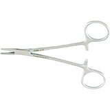 MILTEX NEIVERT Needle Holder, 4-7/8" (123mm), one offset ring. MFID: 8-12