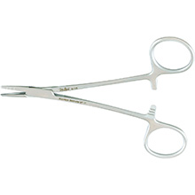 MILTEX NEIVERT Needle Holder, 4-7/8" (123mm), one offset ring. MFID: 8-12