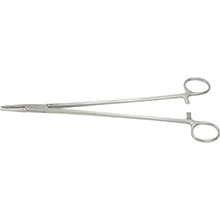 MILTEX WANGNESTEEN Needle Holder, 10-3/4" (275mm), long jaws. MFID: 8-134