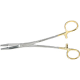 MILTEX OLSEN-HEGAR Needle Holder with Suture Scissors, 7-1/4" (183mm), Tungsten Carbide, serrated jaws. MFID: 8-17TC