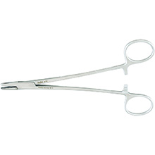 MILTEX ADSON Needle Holder, 7-1/4" (185mm), Fenestrated Jaws. MFID: 8-70