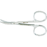 MILTEX SHORTBENT Stitch Scissors, 3-1/2" (8.9 cm), curved, delicate. MFID: 9-101