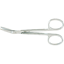 MILTEX Stitch Scissors, 4-1/2" (11.4 cm), angled, delicate. MFID: 9-108