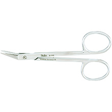 MILTEX O'BRIEN Stitch Scissors, 3-3/4" (9.5 cm), angled, sharp points. MFID: 9-110